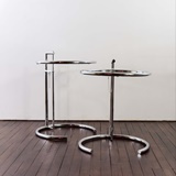 PAIR OF ADJUSTABLE TABLES E1027 BY EILEEN GRAY
